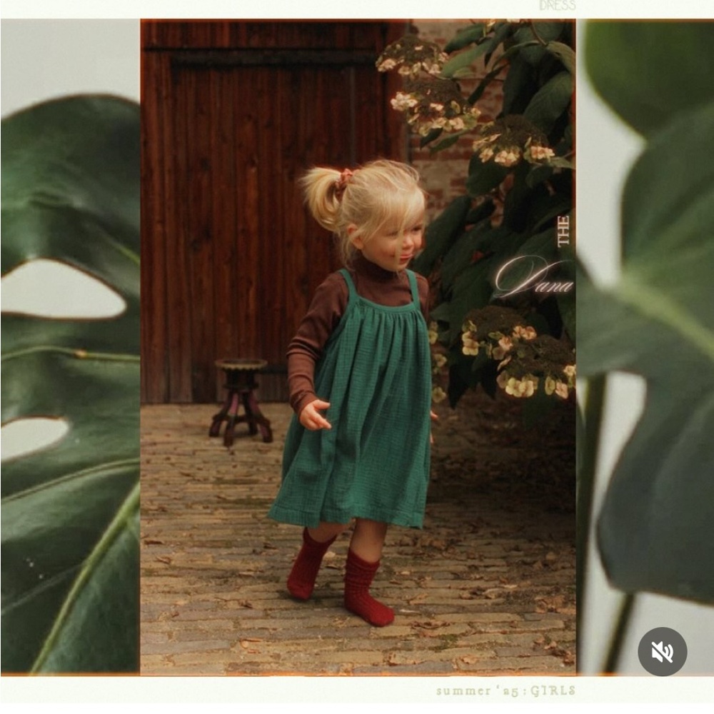 [New] The Dana: Pine Green Girls’ Dress